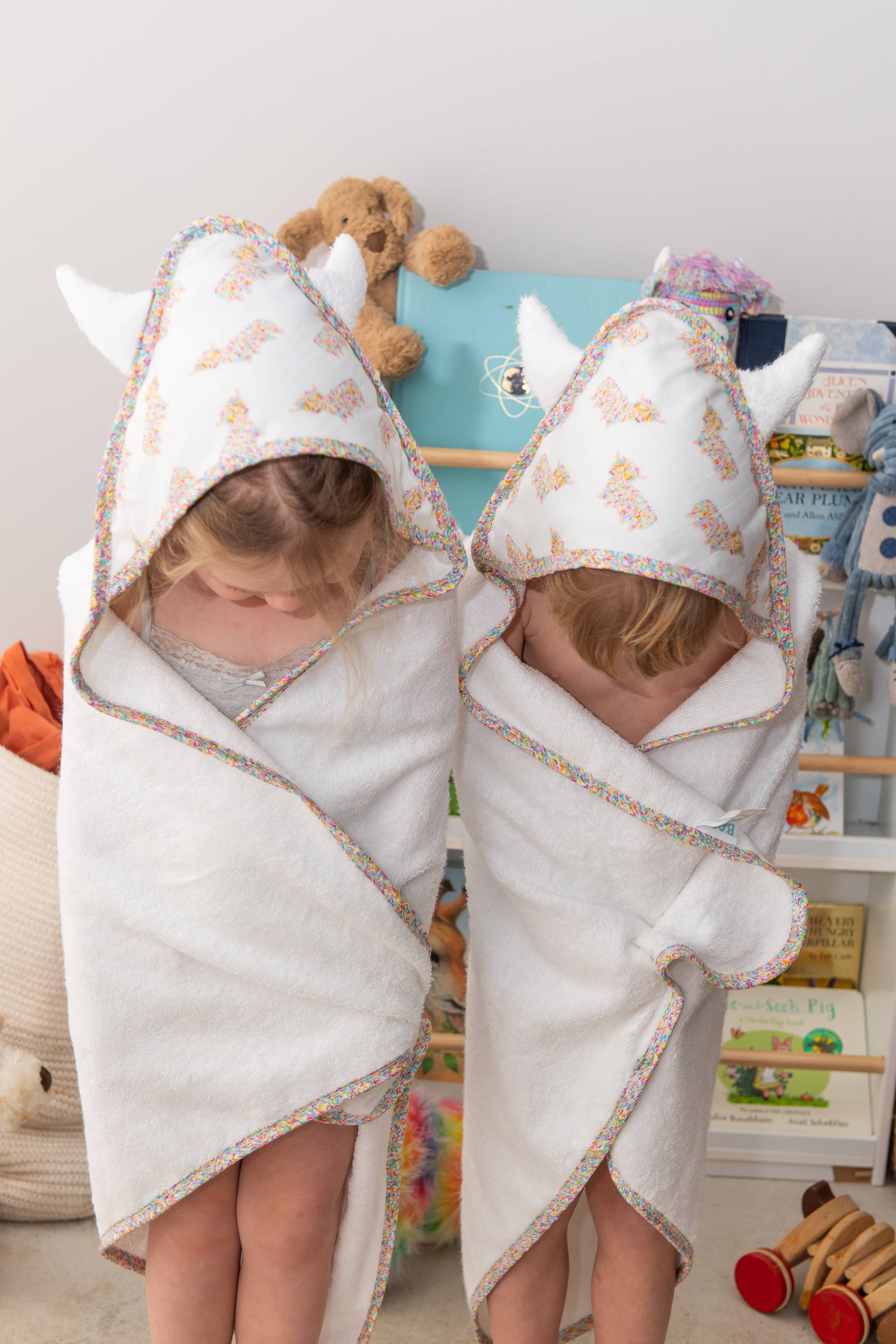 Baby Coo Towel - Highland Cow Hooded Baby & Child Towel