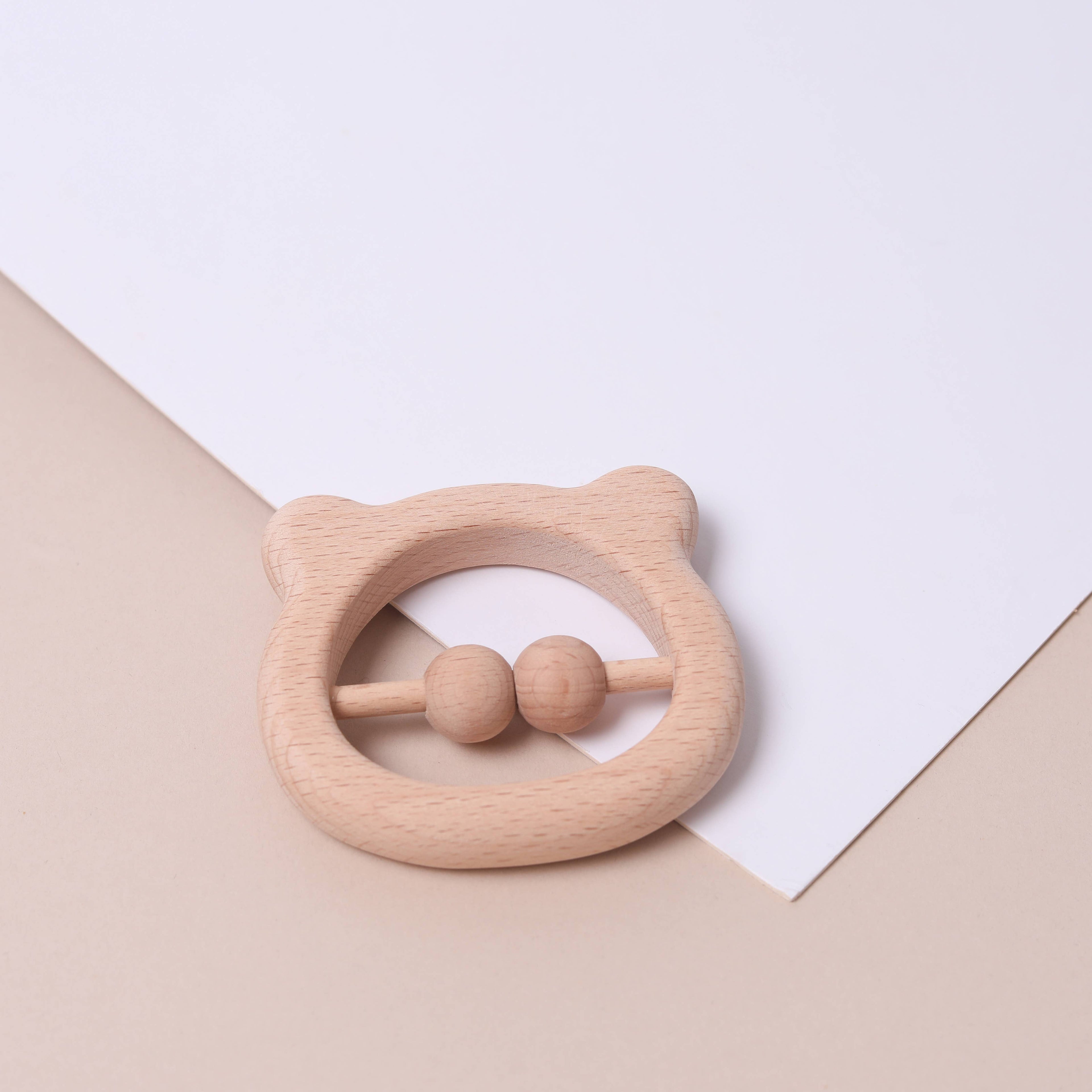 Beech wood Bear Teether