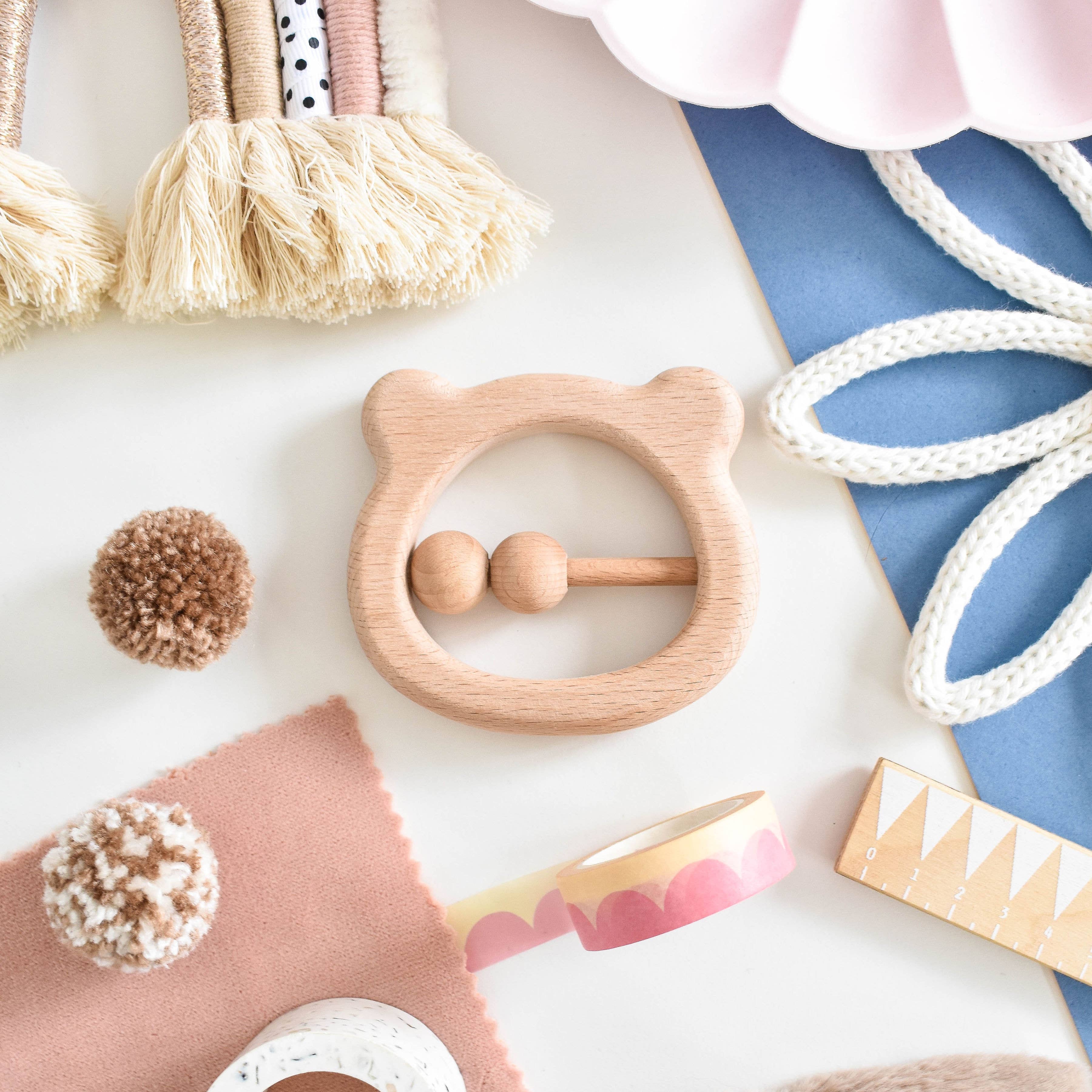 Beech wood Bear Teether